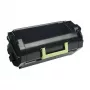 Lexmark 622X - erittäin suuri tuotto - musta - alkuperäinen - värikasetti LCCP, LRP - malleihin Lexmark MX711, MX810, MX811, MX812 (62D2X00)