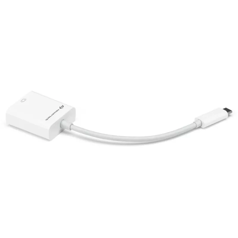 USB-adapteri, USB-C-uros > DisplayPort-naaras (valkoinen, 11 cm)
