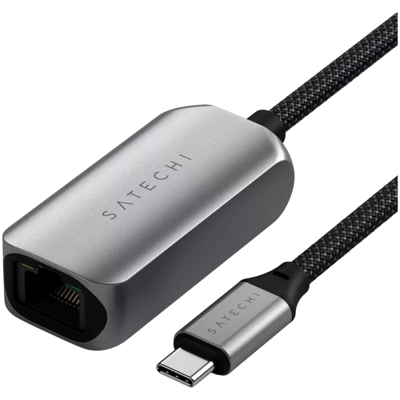 Satechi USB-C-sovitin (1x USB-C-uros 1x Gigabit LAN (1/2,5 Gbit/s)) ST-AE25M