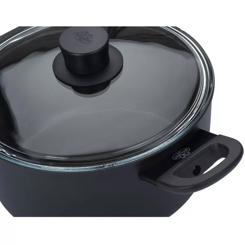 BALLARINI 75002-921-0 kattila pyöreä musta alumiini 24 cm