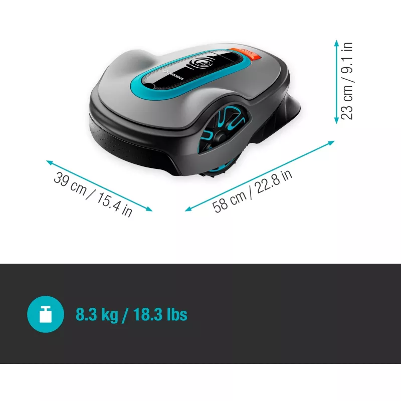 Robottiruohonleikkuri Gardena smart SILENO life