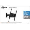 Vogels | seinäteline | MA3030-A1 | täysin liikkuva | 32-65 | enimmäiskantavuus 25 kg | musta