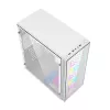 Tietokonekotelo Gaming Fornax 500, valkoinen