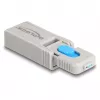 DeLOCK 20969 porttilukko DisplayPort HDMI USB Type-A USB Type-C harmaa
