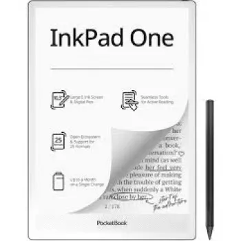 Pocketbook InkPad One DACH-versio - matta musta - e-kirjanlukija - 32 GB