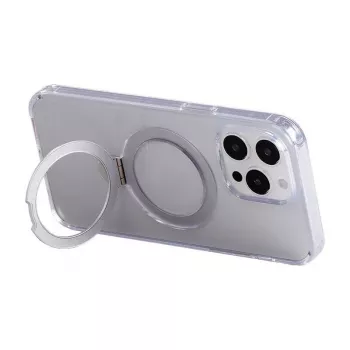 Magneettinen suojakotelo Joyroom JR-BP004 iPhone 15:lle, läpinäkyvä, ohut, integroidut magneetit