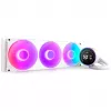 Kraken Elite 420 RGB 420 mm, nestetuuletus valkoinen