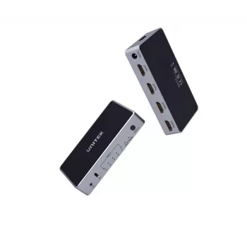 HDMI-videokytkin Unitech V1110A 4K 1.4b 5V 1A
