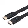 VALUE UHD HDMI -kaapeli litteä ST/ST 8K60Hz/4K120Hz 1 m - kaapeli - digitaalinen/näyttö/video - verkko - 1 m (11.99.5906)