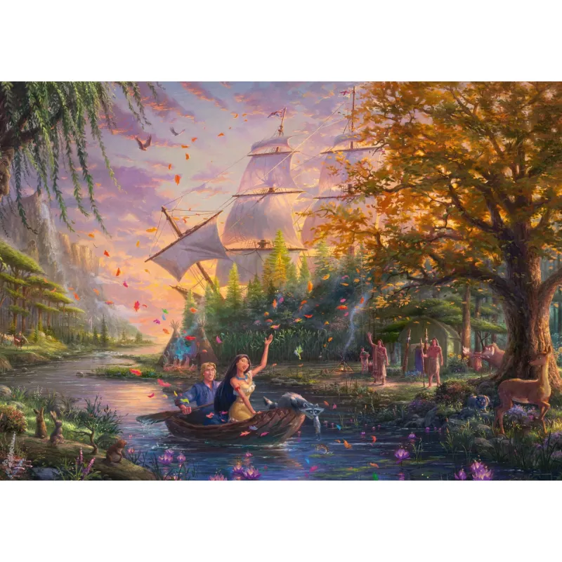 palapeli Schmidt Spiele Disney Pocahontas 1000 palaa sarjakuvat
