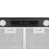 CATA GT-PLUS 45 BK/M 02030408 liesikupu (canopy), 60 cm, 645 m³/h, energialuokka C, LED, metallisuodattimet, mekaaninen ohjaus, musta