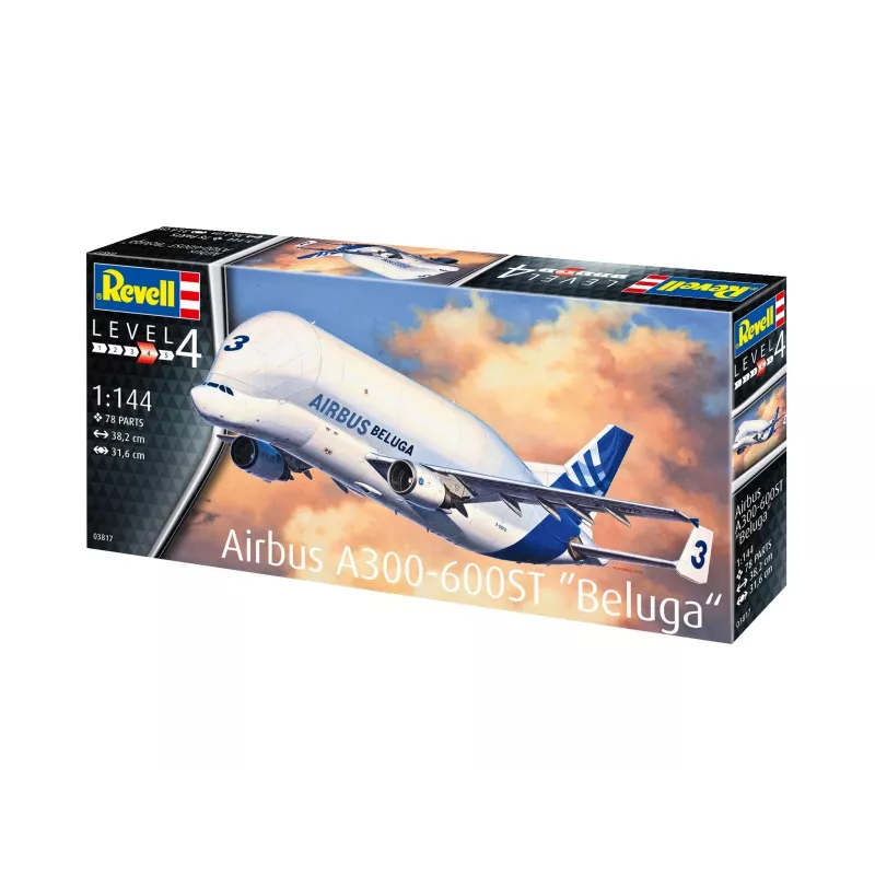 Revell 1/144 mittakaava Airbus A300-600 kpl Beluga rakennussarja