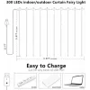 LED-valonauha OEM X0013lX27J – 300 LEDiä, lämminvalkoinen