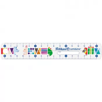 Viivain Pelikan 811224 150 mm muovi monivärinen