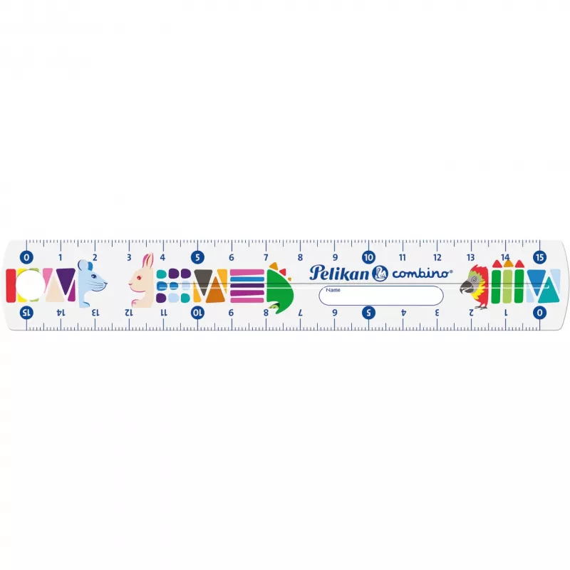 Viivain Pelikan 811224 150 mm muovi monivärinen