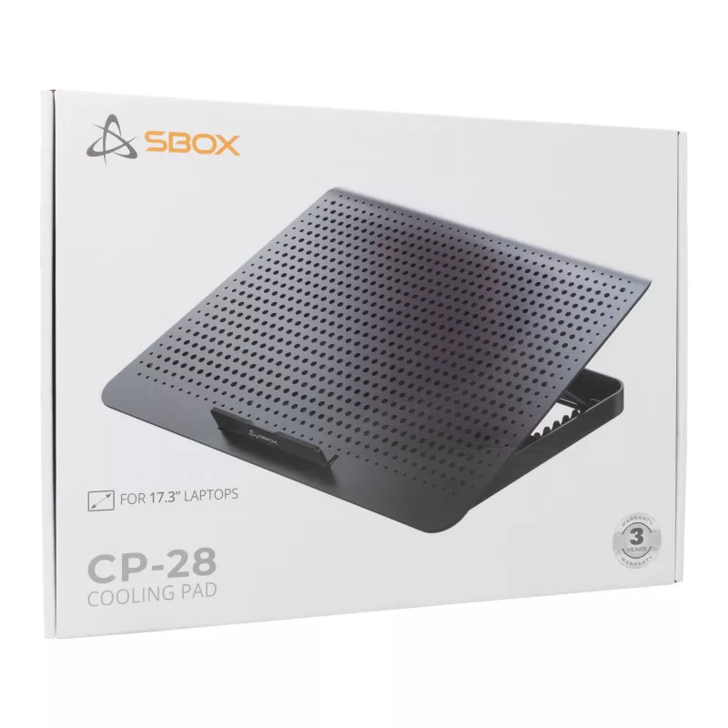 Sbox CP-28 jäähdytysalusta 17,3 tuuman kannettaville