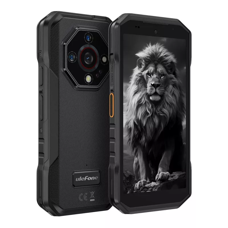 Ulefone Armor X32 Pro 5G älypuhelin, 5,65 tuumaa, 8 GB RAM, 256 GB, IP69K, Android 14, Future Black