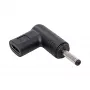 Akyga AK-ND-C05 lataussovitin USB-C – DC 3,5 x 1,35 mm kannettaville tietokoneille, 18,5–20 V, 100 W