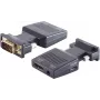 Kaapelisovitin VGA (D-Sub) HDMI:hen + 3,5 mm ShiverPeaks BS10-01005