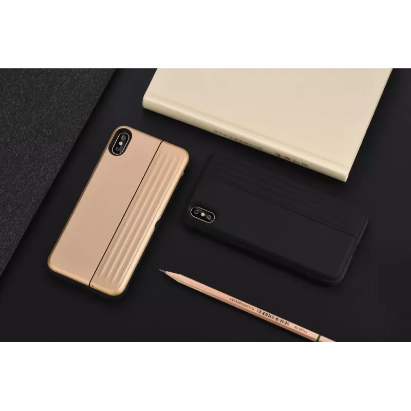 Suojakotelo Devia H-Card Series iPhone XS Max 6.5 -puhelimelle, kulta