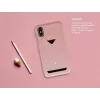 Card Slot Back Shell VixFox iPhone X/XS — pinkki suojakotelo korttipaikalla