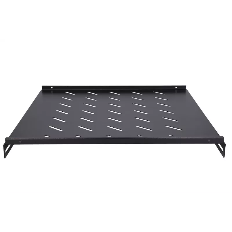 Rack-hylly Extralink FIXED SHELF FOR 800MM DEPTH CABINET 19 tuumaa 500MMX1U MUSTA