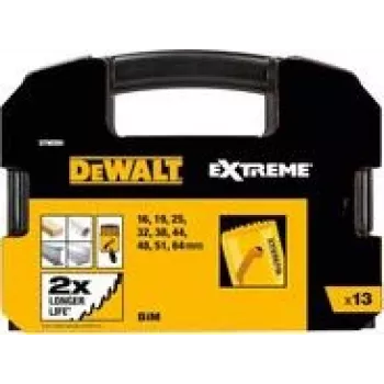 DeWALT DT90350-QZ BIM yleiskäyttöinen reikäsahasarja, 13 kpl