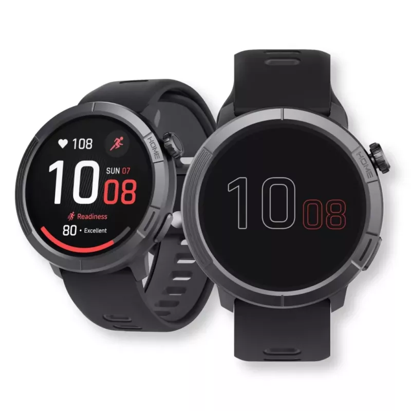 Stelio rannekello STSWA102BT Activ Pro GPS 46 mm musta titaanikuori