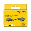 Kortinlukija DeLOCK 64117 USB 3.2 Gen 1 Type-C harmaa