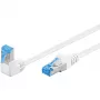 Verkkokaapeli GOOBAY 51563 Cat6a S/FTP (S-STP) 0,5 m RJ-45 valkoinen/sininen