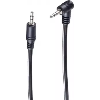 Audiokaapeli ShiverPeaks BS30817 1,5 m 3,5 mm uros-uros musta