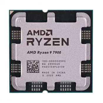 Prosessori AMD Ryzen 9 7900 12C/24T, 3,7-5,4 GHz, 64 MB, 65 W, AM5