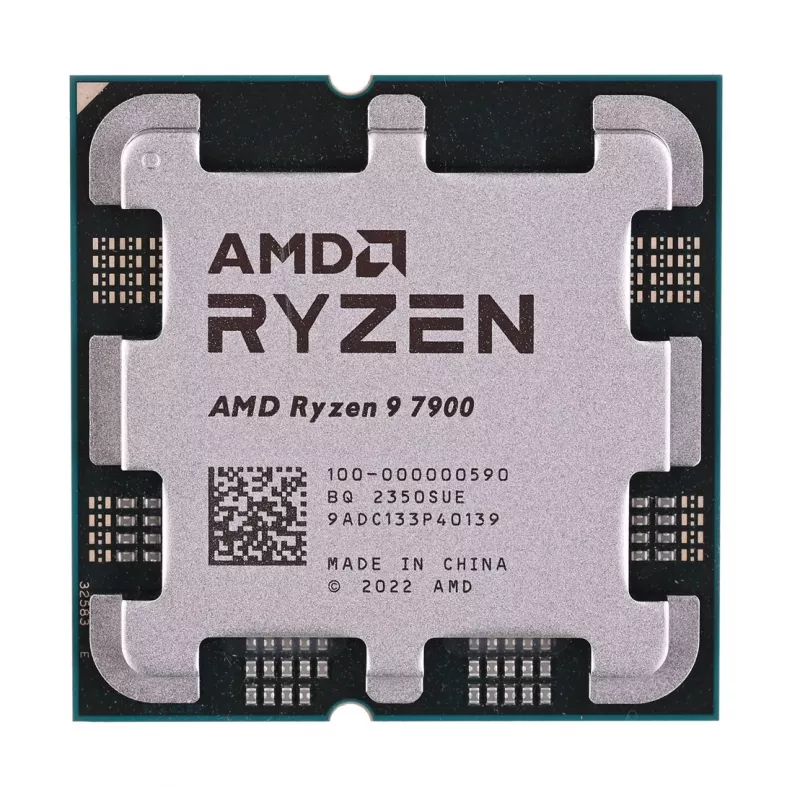 Prosessori AMD Ryzen 9 7900 12C/24T, 3,7-5,4 GHz, 64 MB, 65 W, AM5