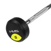 HMS GSL15 kiinteä käsipaino / kumipäällysteinen taittotanko 15 kg