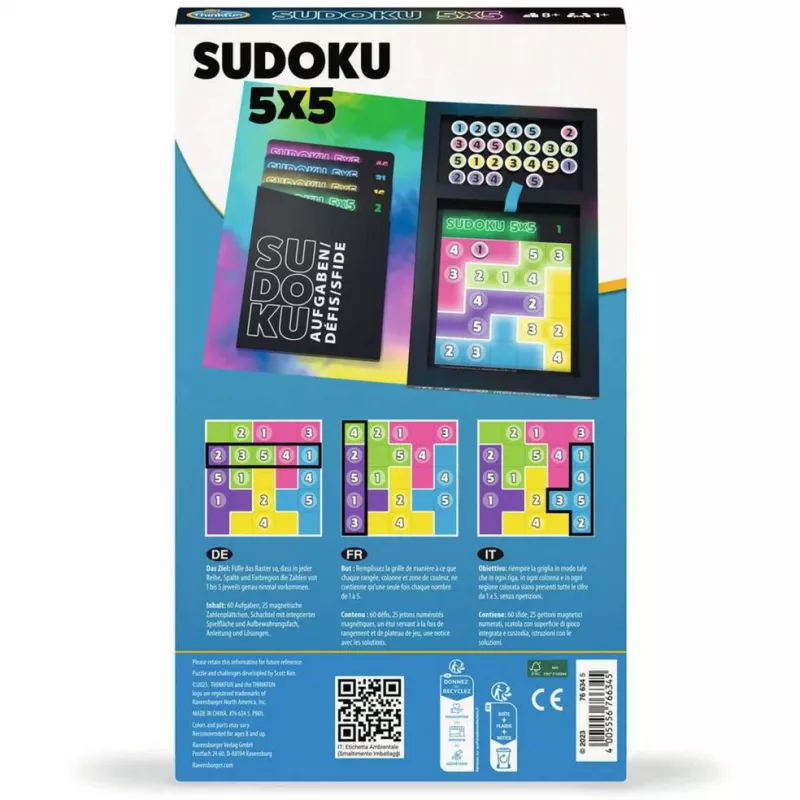 Sudoku 5x5, palapelipeli