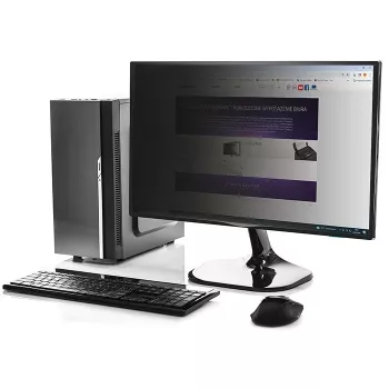 Kehyksetön näytön katselusuojakalvo QOLTEC 51055 21,5