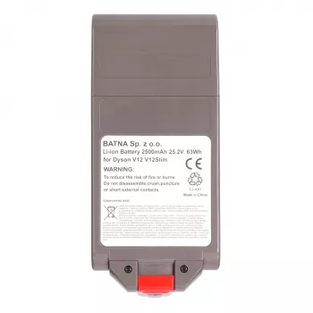 Akku Dyson V12 pölynimuriin, 25,2V 2500mAh