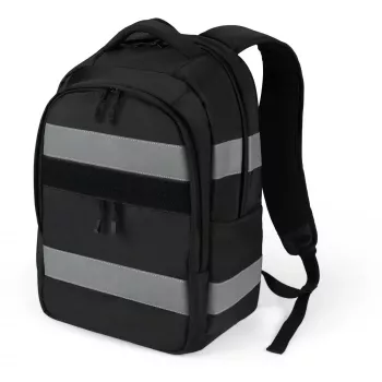 DICOTA Hi-Vis V2 Backpack reppu musta 320x220x455mm PET TPU