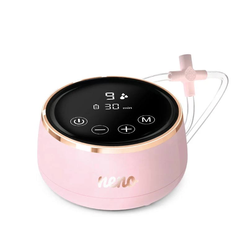 Sähköinen rintapumppu neno Bella Twin – elektroninen, 150 ml pullot, 6 stimulaatio- / 9 imutaso, USB Li-Ion-akku, pinkki/läpinäkyvä
