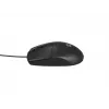 Langallinen toimistohiiri NATEC Ruff Plus USB Type-A, oikeakätinen, 1200 DPI, 3 painiketta, musta