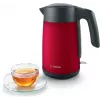 Sähköinen vedenkeitin Bosch TWK7L464 – 1,7 l tilavuus, 2400 W, punainen, muovikotelo