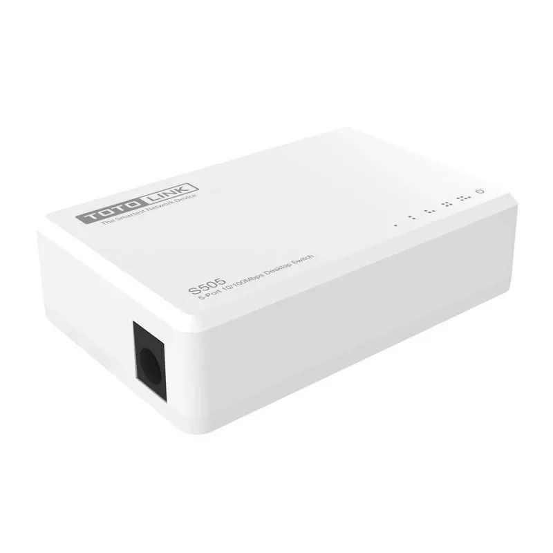 Hallitsematon kytkin TOTOLINK S505-V5 5 porttia Fast Ethernet 10/100 valkoinen