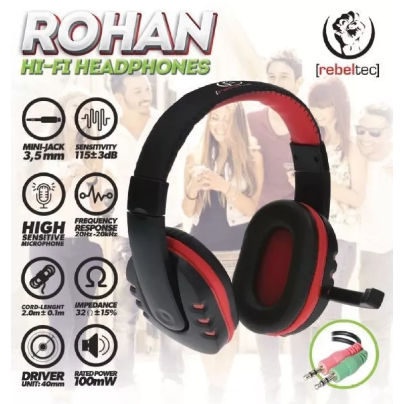 Kuulokkeet Rebeltec Rohan RBLSLU00032