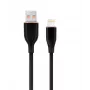 USB-A–Lightning-kaapeli Gembird CC-USB2S-AM8PM-1.5M-BK — USB 2.0, 1,5 m
