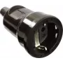 AS SCHWABE PVC-liitin 16A, 250V luotettava versio musta (62225)