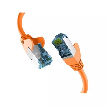 EFB-Elektronik RJ45-patchkaapeli Cat.7 raakakaapelilla oranssi 1,5m S/FTP PIMF verkkokaapeli LAN DSL Valmistaja: EFB Elektronik (EC020200222)
