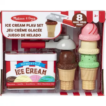 Melissa & Doug Scoop & Stack jäätelösarja leikkikeittiöön