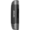 Lexar LRW310X-BNBNG kaksoisliitännän USB-A/USB-C microSD/SD-korttilukija, USB 3.2