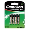 Kertakäyttöparisto Camelion R03P-BP4G AAA sinkki-hiili