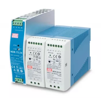 Virtalähde PLANET PWR-60-24 60 W sininen valkoinen